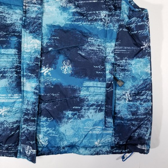 White Mountain Blue All-Over-Print Outdoor Vest - Picture 3 of 11